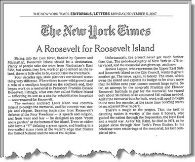 NYT Editorial 2007 Nov 5 - Mini Pic