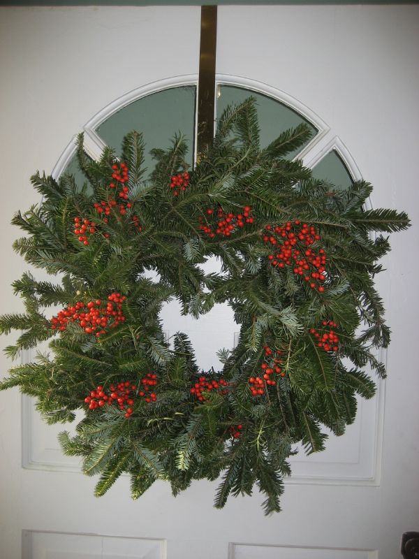 Homemade wreath