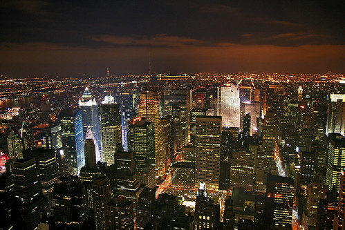 pics of new york at night. New York Night View from the