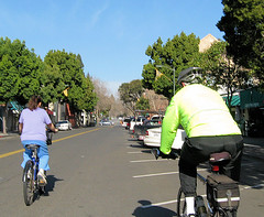 Bicycle Commuters in Palo Alto