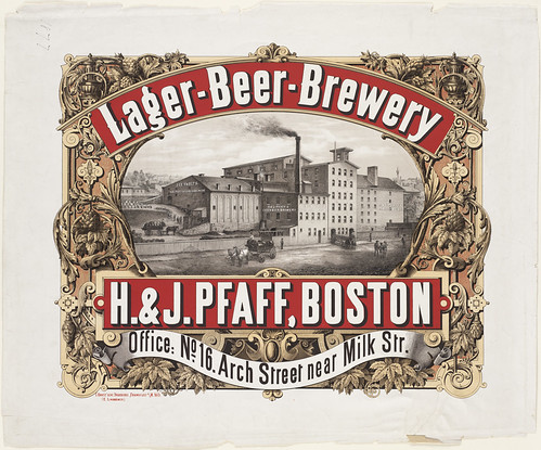 Lager-beer-brewery, H. & J. Pfaff, Boston by Boston Public Library