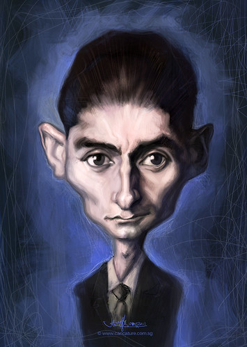 digital sketch study of Franz Kafka - final