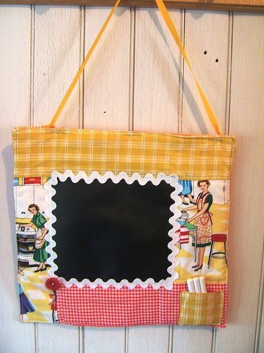 hanging chalkcloth memo quilt- Housewife