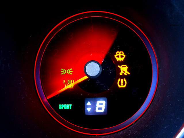 winter red blur car outdoors interior subaru tribeca speedo suv speedometer 2007 tach tachometer b9 subarutribeca