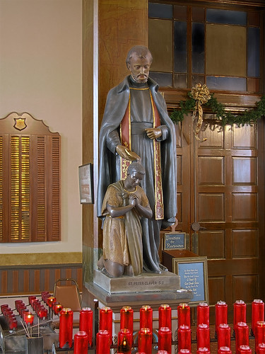 Saint Joseph Shrine, in Saint Louis, Missouri, USA - statue of Saint Peter Claver