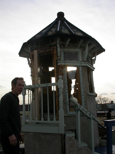 Scott Pellnat with his tower