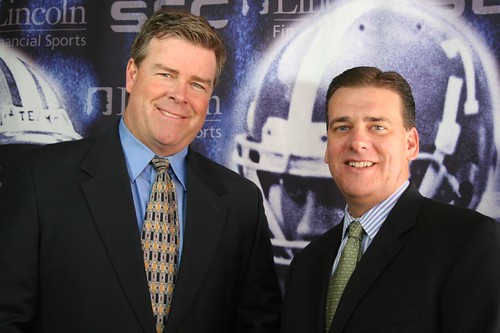 Former NFL Quarterback Dave Archer (left) and Dave Neal of Lincoln Financial Sports