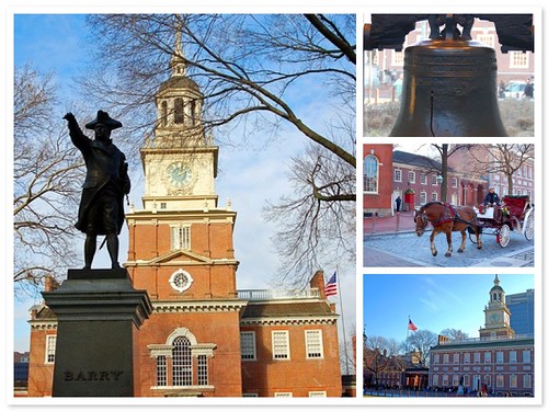 Independence Hall and Liberty bell