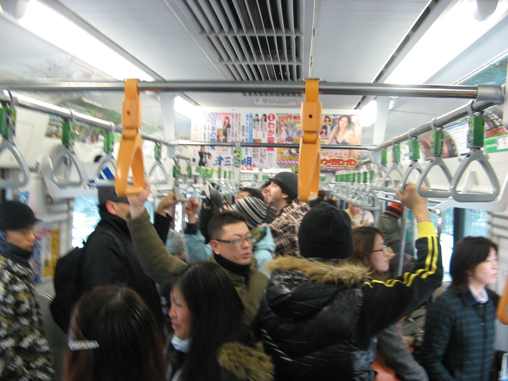 on the Tokyo JR line