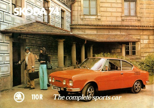  period literature for the Czechoslovakian Skoda S110R coupe 197080 