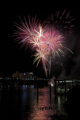 Fireworks on Brisbane River