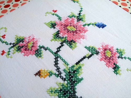 Cross Stitch Detail by One Flew Over...