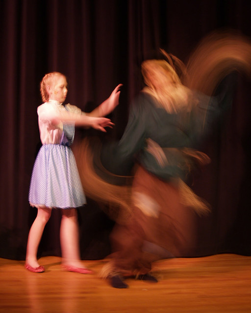 Dorothy dances with the scarecrow of Oz by drurydrama (Len Radin)