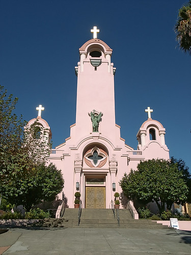 Saint Raphael Roman Catholic Church, in San Rafael, California, USA - exterior