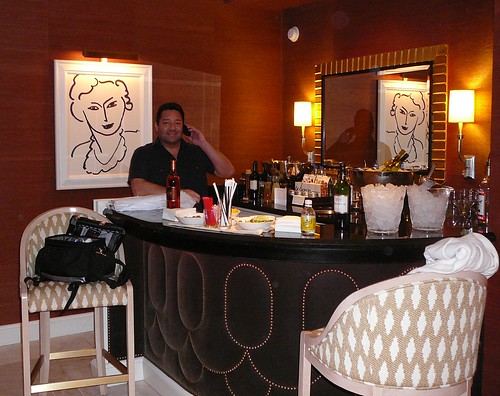 Joe Morin in his suite at the Las Vegas Wynn hotel