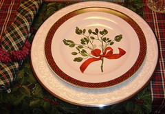 mistletoe plate