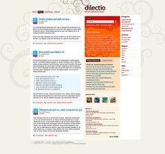 WordPress theme: Dilectio (by Buou)