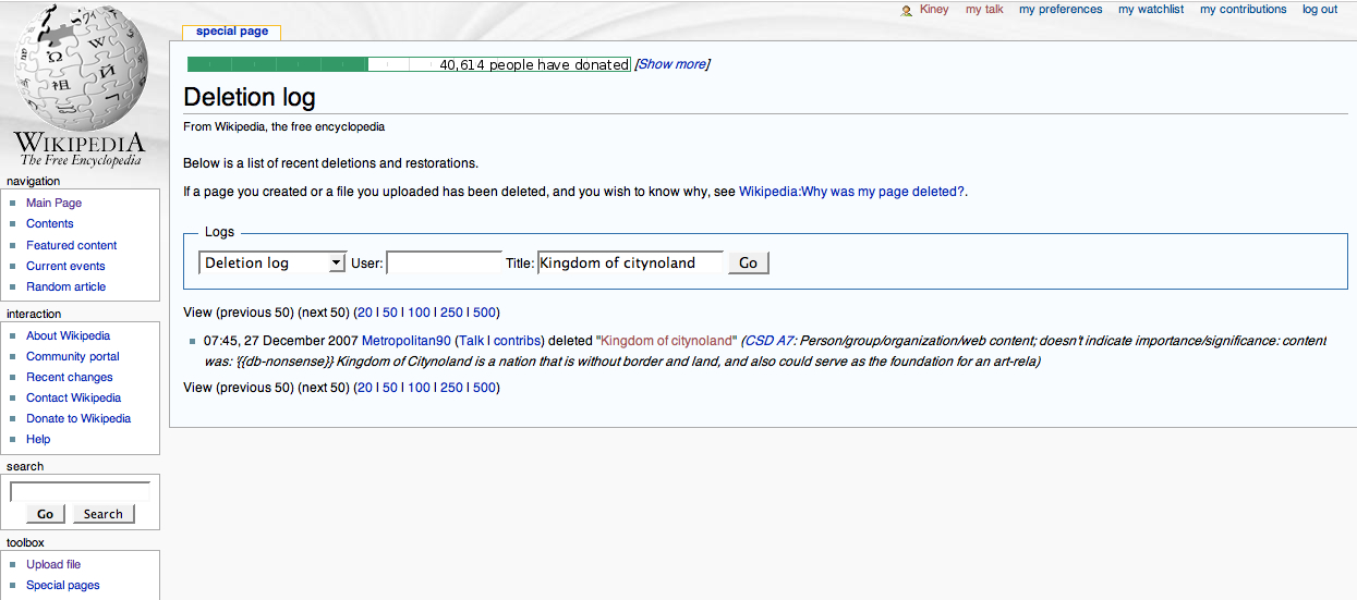 Wikipedia 第二度叩關失敗