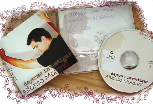 Disco firmado de Alfonso Moreno