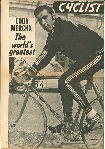 The Australian Cyclist - Feb 1973 - Merckx Poster