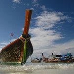 Beach Thailand Andaman Sea Koh Lipeh Strand Meer Asia Asien Longtail Boat Boot