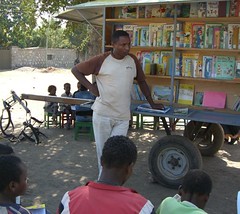 Donkey mobile library in Ethiopia