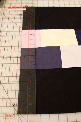 How to make a recycled quilt square, How to make the Joyal # 22 Block