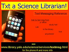 Text Message reference! by Yale Science Libraries