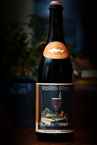 Dogfish Head Red & White Bottle