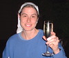 me with champagne