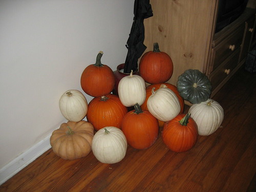 front door pumpkins
