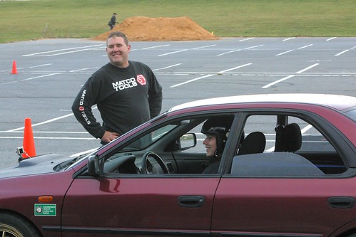 2007 Autocross Champion Mike Moran and his brother Jake with their Subaru Impreza