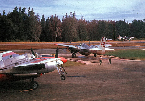Warbird picture - F7F; Grass Valley AAB circa 1970