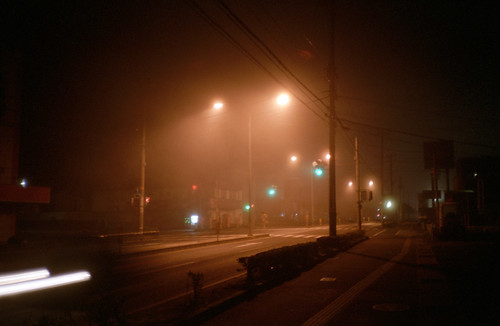 Misty night
