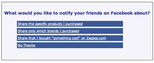 Zappos Made Facebook Beacon Less Sneaky