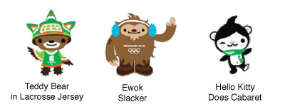 2010 Olympic Mascots at Flickr.com