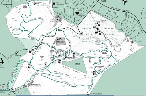 Santa Teresa County Park map