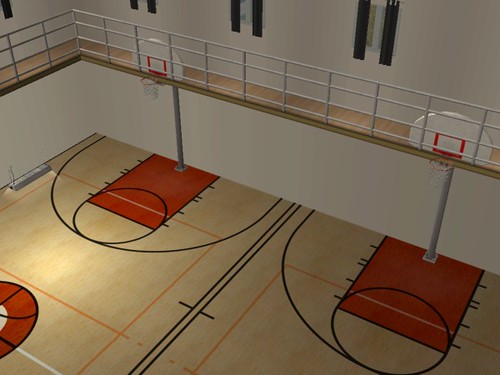 Indoor Basketball Court. Indoor Basketball Courts