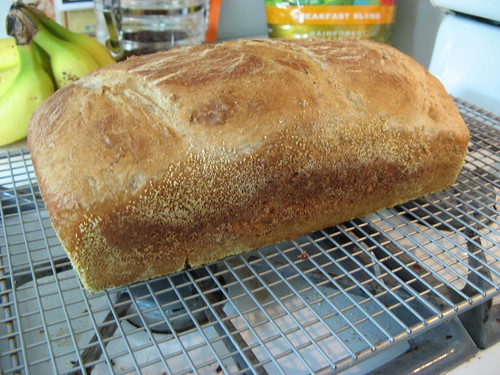 Wheat bread cooling
