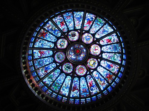 Stained Glass Dome in HHOF