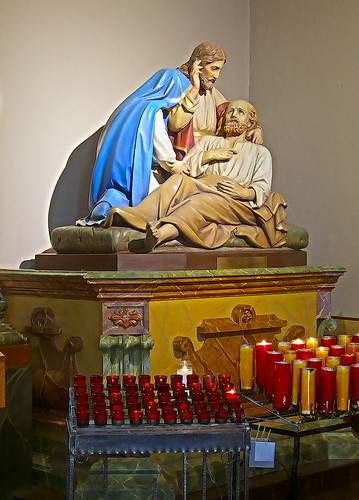 Saint Joseph Shrine, in Saint Louis, Missouri, USA - the death of Joseph