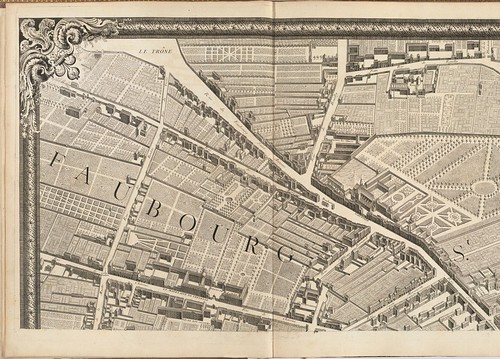 Plan de Paris by Louis Bretez + Claude Lucas 1739 sequence 4