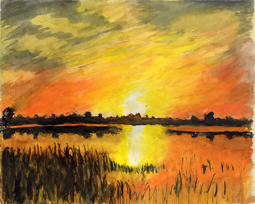 Tags: landscape, painting, swamp, Watercolor