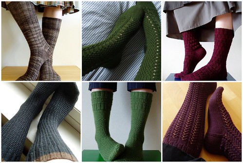 Knitting Vintage Socks -socks