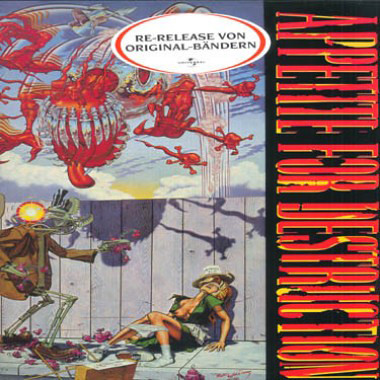 The LP cover features the controversial original artwork.