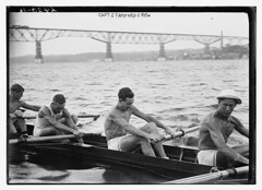 [Stanford University crew rowing on Hudson Riv...