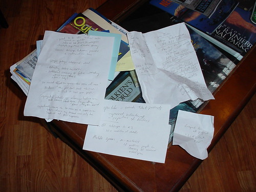 It all comes down to this: Scratched notes that must be digitized