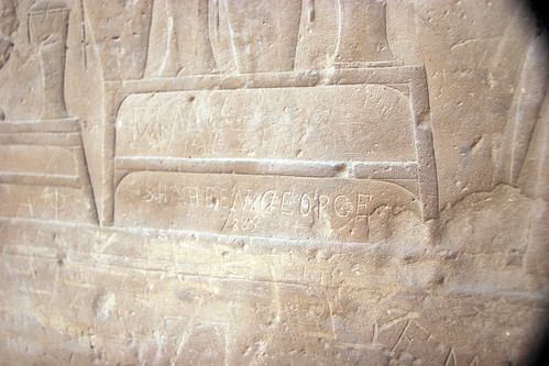 Old graffiti at Luxor Temple ©  Elena Pleskevich