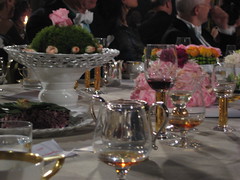 Nobel banquet table