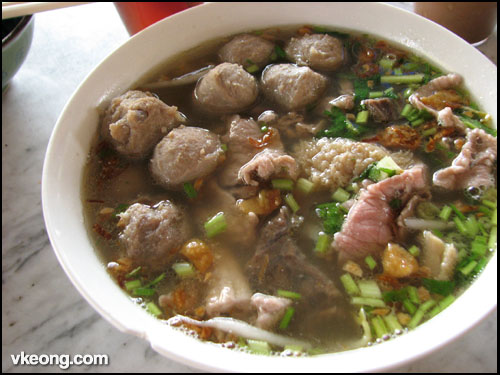 lebuh chulia beef soup koay teow